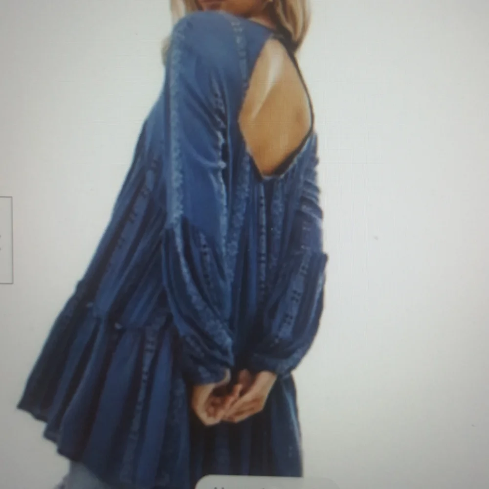 Free People NWOT Kiss Kiss Tunic Top  Sz Small - Picture 11 of 14